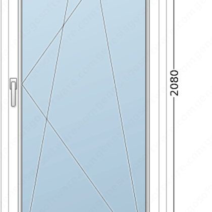 88 x 208 Erkély B.ny. 42 ezer Ft.-